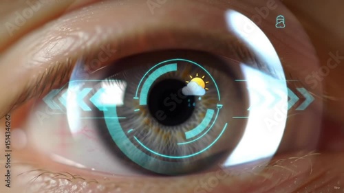 Smart Contact Lens Augmented Reality