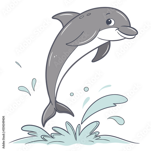 Dolphin Intelligent, playful marine mammal loved for its friendliness and agility