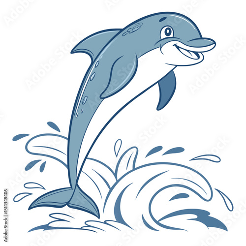 Dolphin Intelligent, playful marine mammal loved for its friendliness and agility