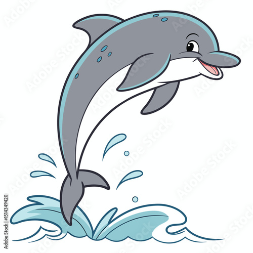Dolphin Intelligent, playful marine mammal loved for its friendliness and agility