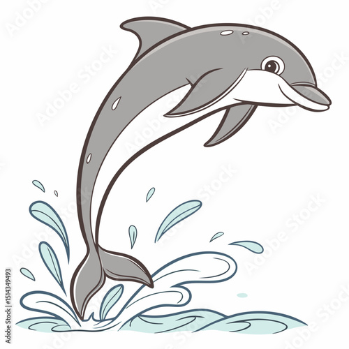Dolphin Intelligent, playful marine mammal loved for its friendliness and agility