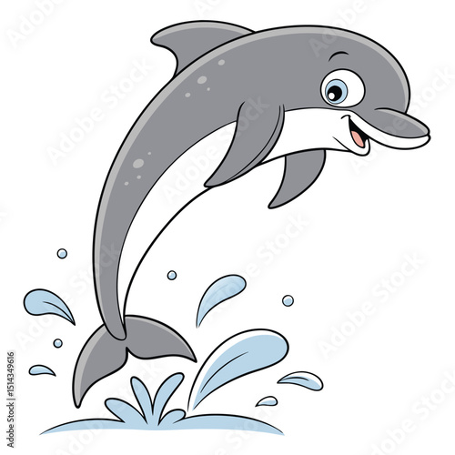 Dolphin Intelligent, playful marine mammal loved for its friendliness and agility