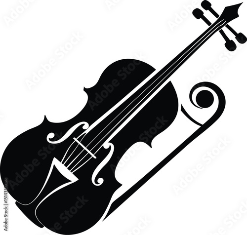 Violin Vector Art, violin, music, instrument