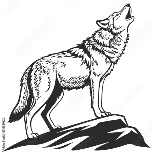 Wolf Wild ancestor of the domestic dog symbolizes loyalty, instinct, and teamwork