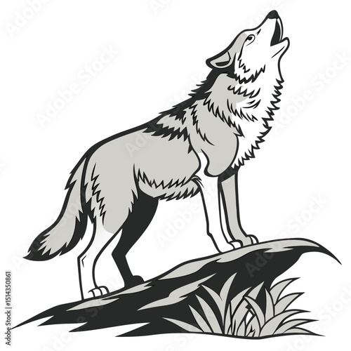 Wolf Wild ancestor of the domestic dog symbolizes loyalty, instinct, and teamwork
