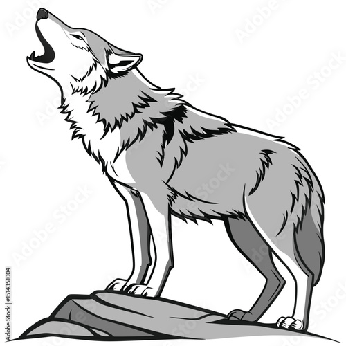 Wolf Wild ancestor of the domestic dog symbolizes loyalty, instinct, and teamwork