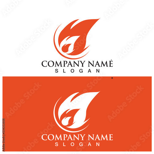 meteor logo and vector template