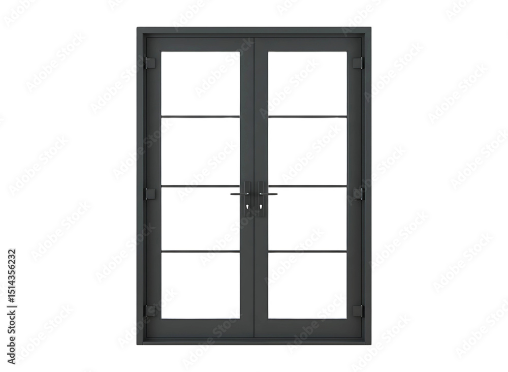 french doors isolated on transparent background french doors isolated on transparent background