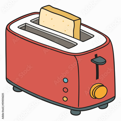toaster and bread