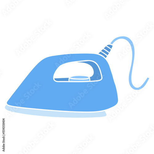 electric ironing vector illustration