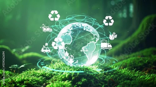 Smart World for Sustainability Digital Technology and Green World Transformation Green Tech x Smart Supply Chain Connecting the World, Sustainable in Every Dimension