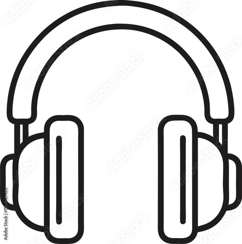 headphones icon vector illustration