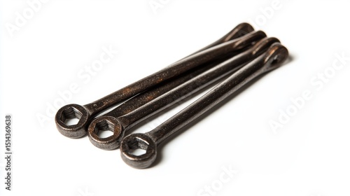 Essential tools for every mechanic. This image features three distinct wrenches. Ideal for various automotive repairs and maintenance tasks. Generative AI