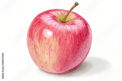 Wallpaper Mural Pink lady apple isolated on transparent background Torontodigital.ca