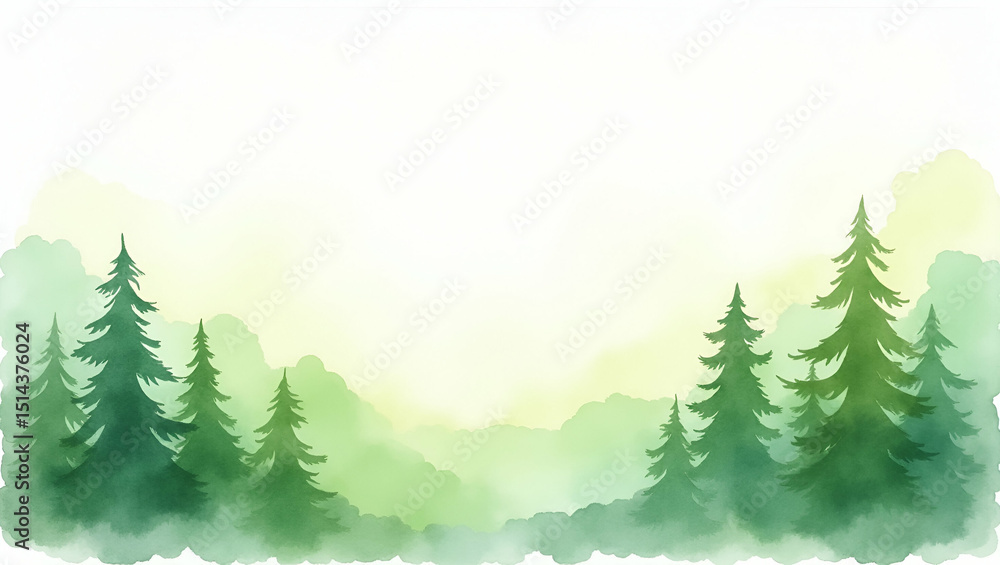 Obraz premium Top View of Lush Forest Icon Symbolizing CO2 Emission Reduction for Sustainable Development and Green Business in Renewable Energy