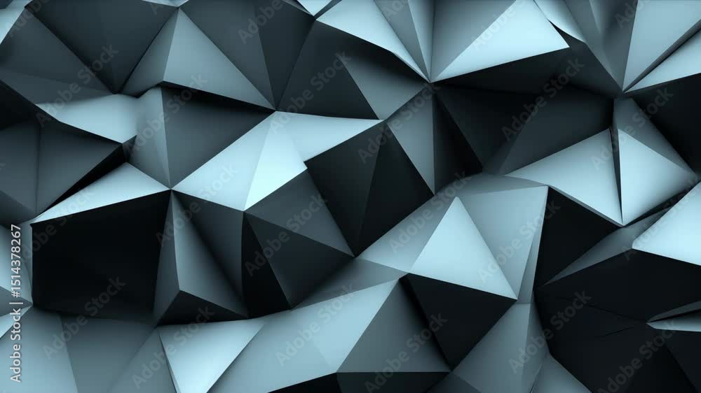 Abstract geometric pattern with sharp triangular shapes in 3D design. Abstract geometric pattern with sharp triangular shapes in 3D design.