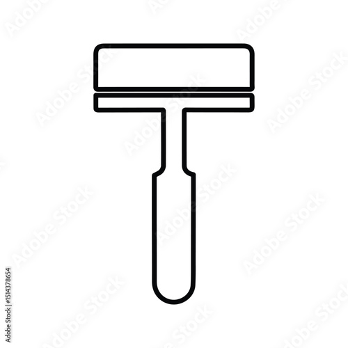 Razor Icon. Manual Shaver Illustration. Razor. Razor Blade.
