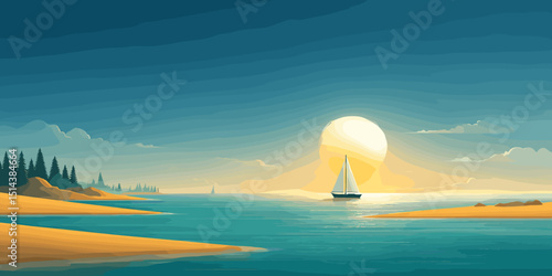 summer clipart, summer banner, summer, summer poster, cute summer, summer silhouette, beach banner, beach poster, water, sea, beach, kayak, boat, sport, summer, canoe, people, vacation, ocean, fun, ve