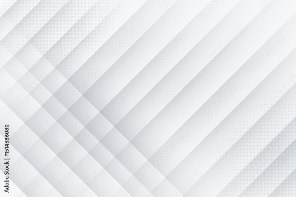 Obraz premium Abstract white and gray gradient background.geometric modern design.vector Illustration.