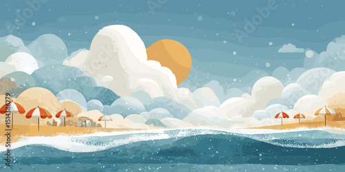 summer clipart, summer banner, summer, summer poster, cute summer, summer silhouette, beach banner, beach poster, water, sea, beach, kayak, boat, sport, summer, canoe, people, vacation, ocean, fun, ve