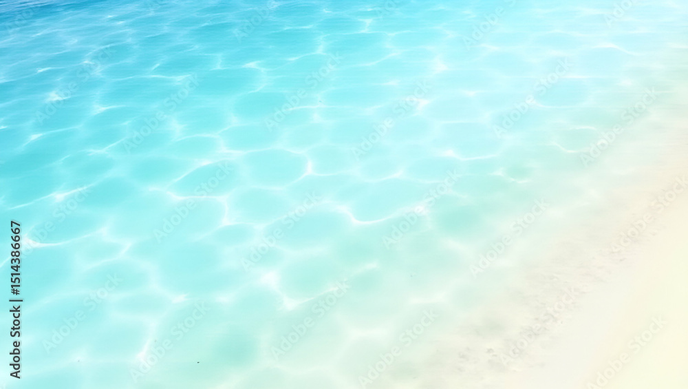 Obraz premium Stunning Close-Up of Crystal Clear Water Shoreline: Gentle Ripples on Transparent Shallow Sea Bed Showcasing Pristine Marine Environment - Perfect for Coastal Clarity Stock Photos