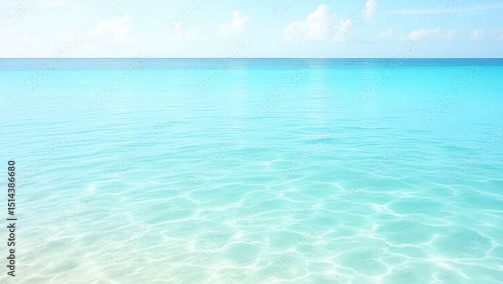 Obraz premium Professional close up of crystal clear water shoreline with gentle ripples on transparent shallow sea bed highlighting pristine marine environment and coastal clarity in Photo Stock Concept and emp