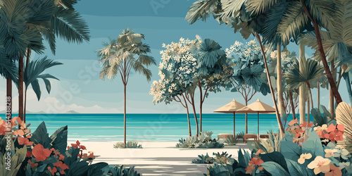 summer clipart, summer banner, summer, summer poster, cute summer, summer silhouette, beach banner, beach poster, water, sea, beach, kayak, boat, sport, summer, canoe, people, vacation, ocean, fun, ve