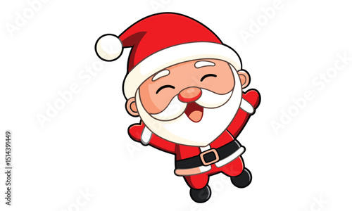 Santa Claus with huge bag