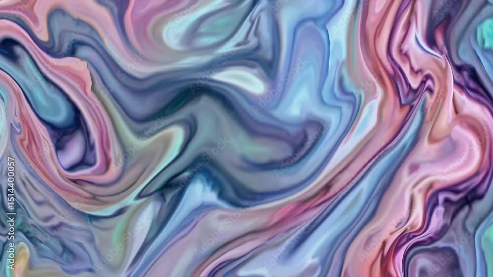 Colorful Abstract Swirling Patterns Loop Colorful Abstract Swirling Patterns Loop