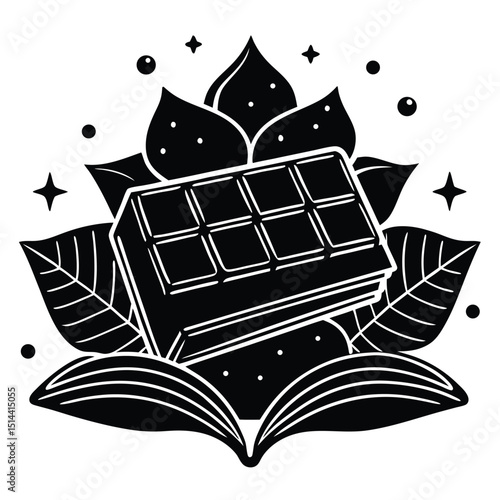 international chocolate day silhouette design 