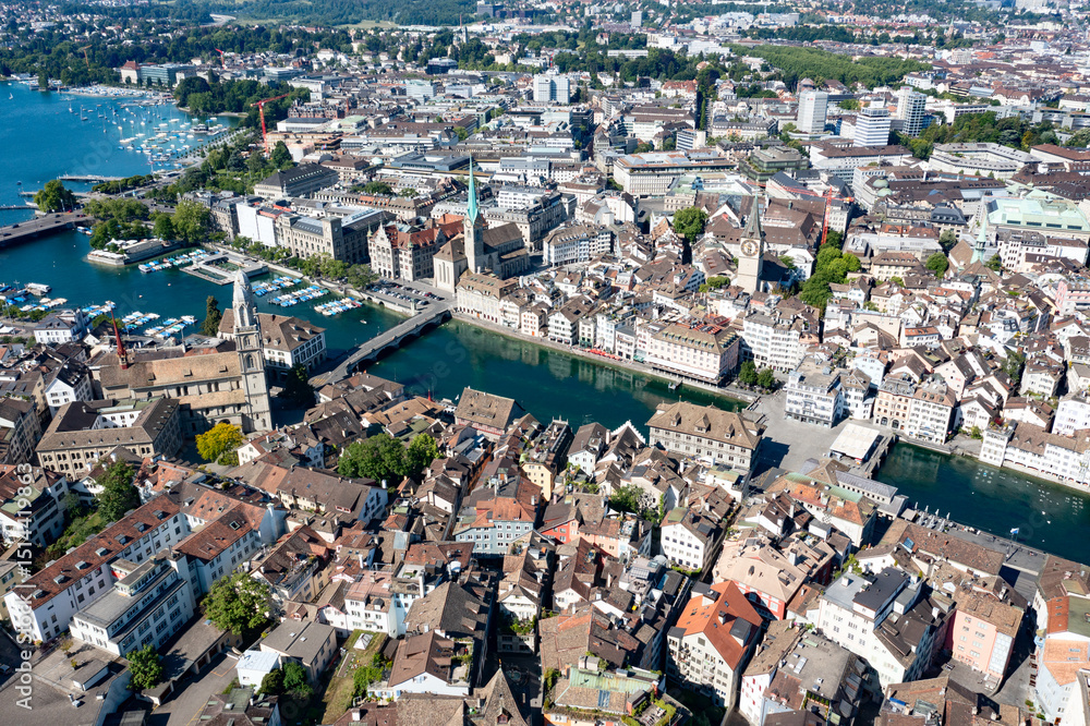 Obraz premium Zurich in summer