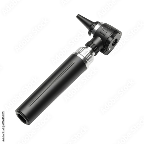 High-quality medical otoscope for ear examination isolated on white background ideal for healthcare professionals and medical publications