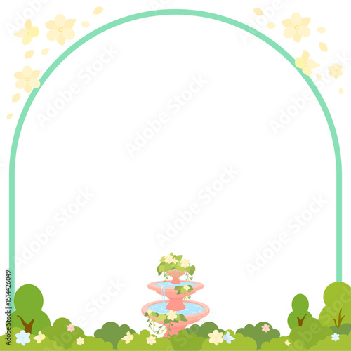 Green Arch Memo Frame