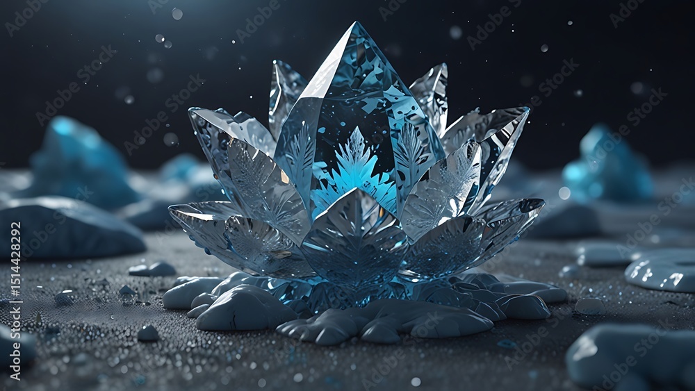 Obraz premium ice and snow