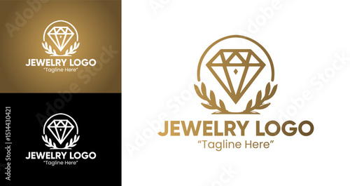 Unique Modern Diamond Jewelry Logo Designs for Luxury Branding