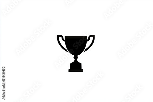 Black silhouette of a trophy.