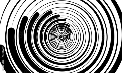 Concentric circles geometric element. eps vector dynamic