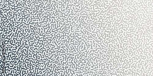 Abstract Reaction-diffusion or Turing pattern natural texture in coral grey and white colour scheme. Linear design with biological shapes. Organic lines in memphis. abstract turing organic wallpape	

