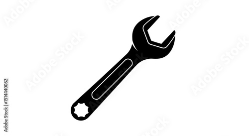 Wrench Tool Isolated On Transparent Background For Repair Construction And Metal Works