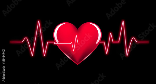 Heart and heartbeat icon, Heartbeat vector icon, Heart with pulse icon, ECG heart icon, Medical heart icon, Heart rate symbol, Heart monitor icon, Heartbeat line vector, Cardio icon set, Heart with EK