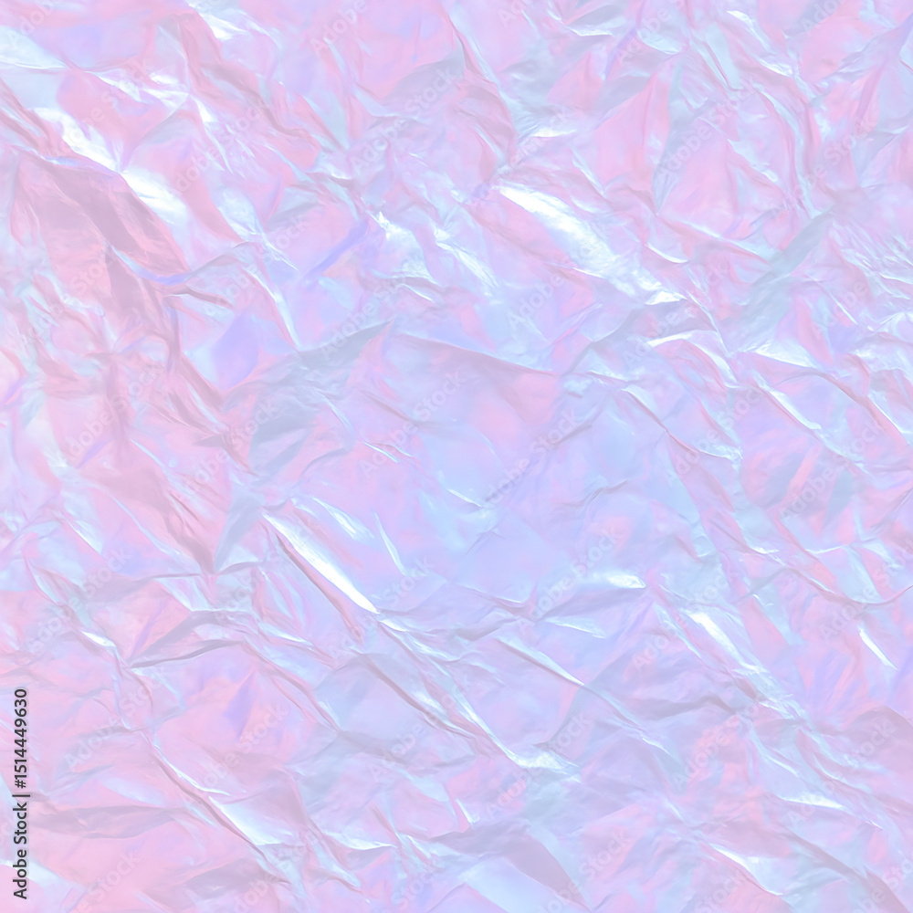 Obraz premium Pastel Iridescent Wrinkled Texture