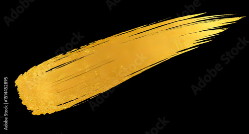 gold brush stroke vector illustration, metallic paintbrush vector, shiny gold stroke illustration, golden watercolor brush vector, gold artistic brush clipart, metallic brush stroke clipart, golden pa