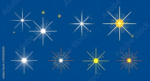 abstract star clipart, starburst illustration vector, cosmic star element, glitter star vector, decorative twinkle illustration, celestial star cluster, luminous starburst vector, galaxy stars illustr