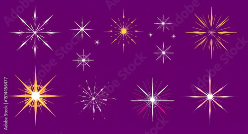 star cluster vector, abstract cosmic stars, decorative twinkle star, galaxy stars clipart, shining night star, constellation pattern vector, starburst clipart, fantasy star illustration, neon stars ve
