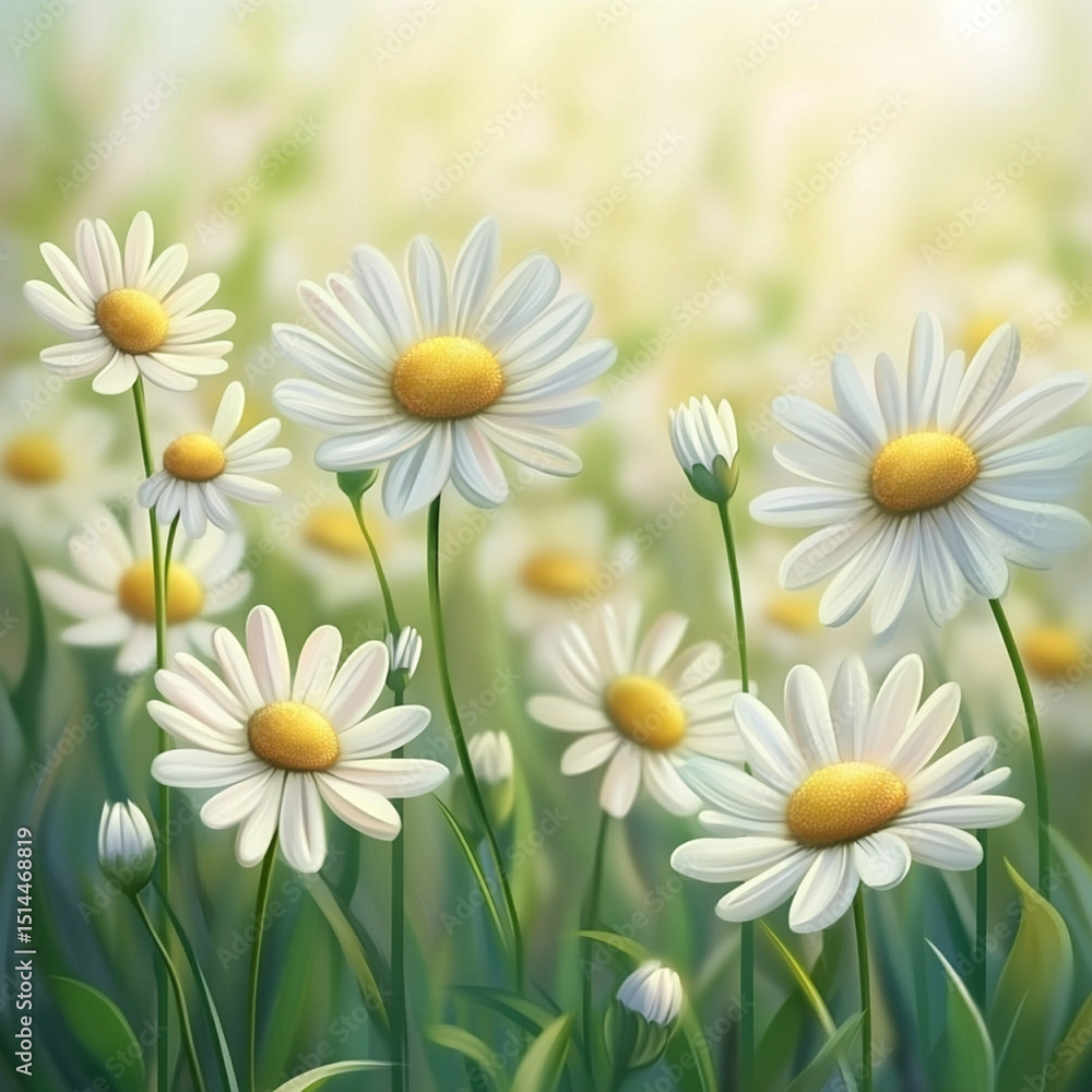 Fototapeta premium daisies