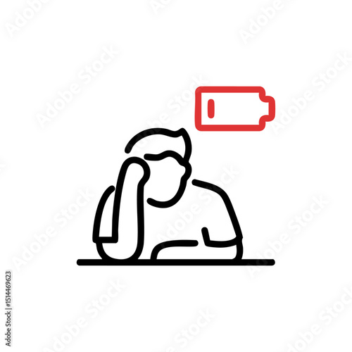 Low energy icon logo flat vector design