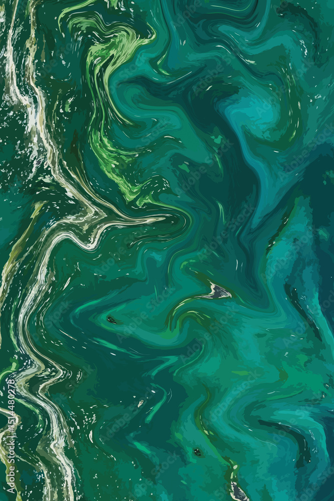 Obraz premium Abstract Sea Waves Background – Fluid Motion Texture