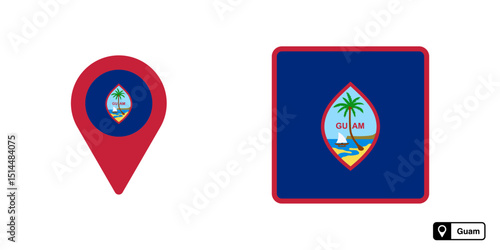 Guam state flag on transparent background Free Download Guam state flag on transparent background - GFXLoad