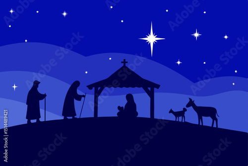 christmas nativity scene
