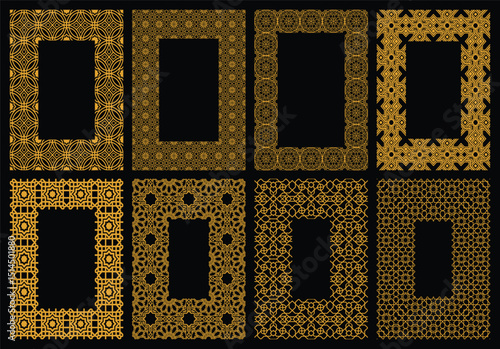 Traditional Motif of Bahrain Pattern Frame Set
